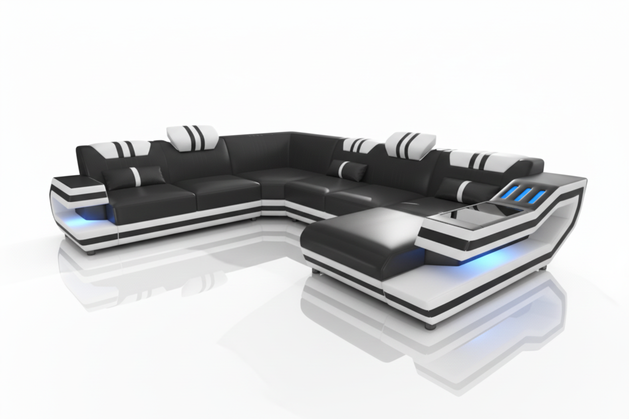 Aura corner piece with shadow